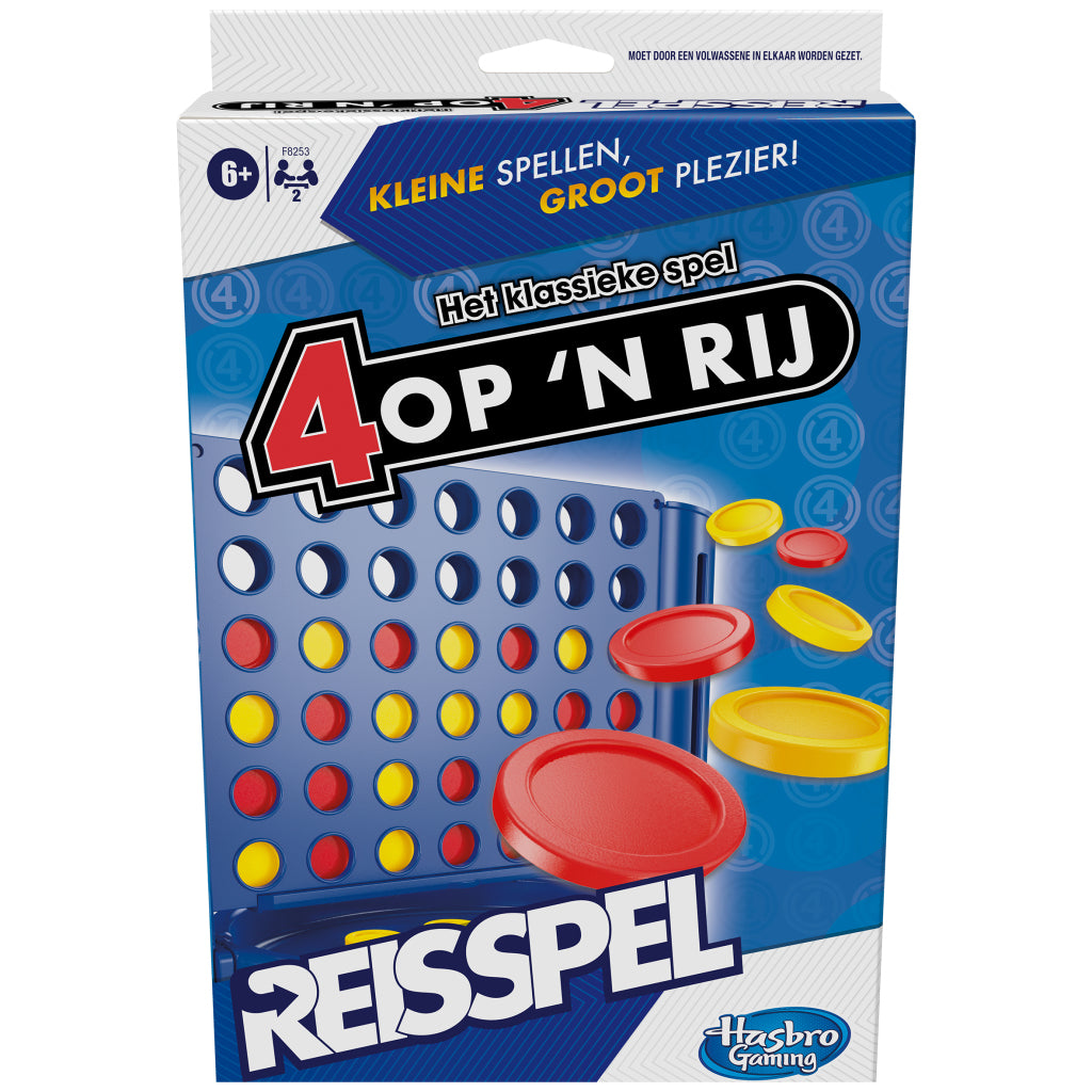 Hasbro Gaming Travel Game Connect Four Compact Version for On-the-Go Play