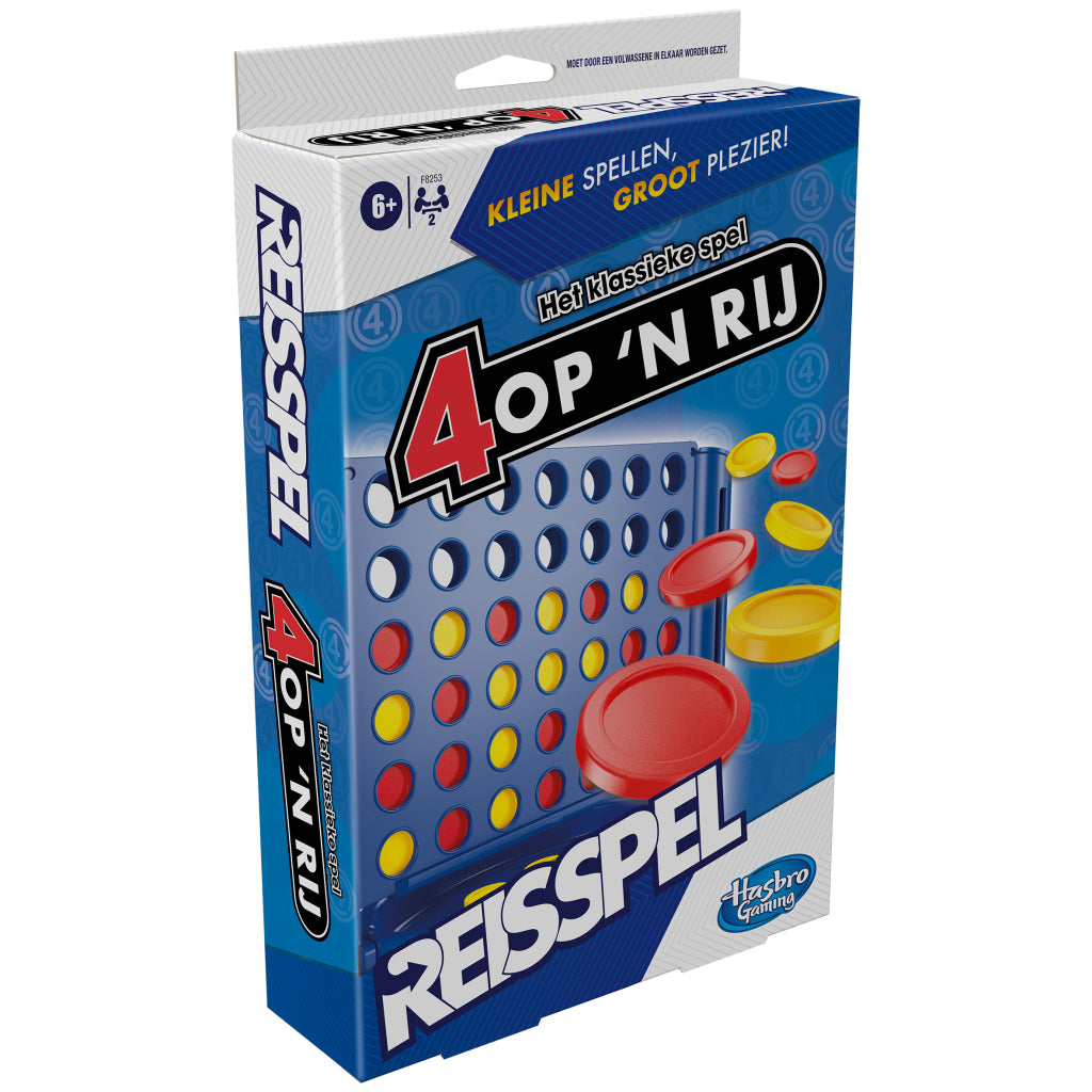 Hasbro Gaming Travel Game Connect Four Compact Version for On-the-Go Play