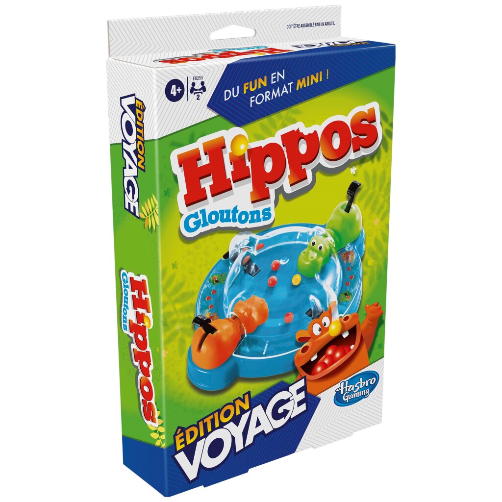Hasbro Gaming Hippos Voyage Game for 2 Players Ages 4+