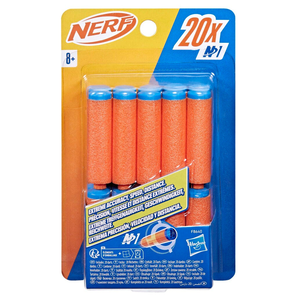 Nerf N Series Darts - 20 Pieces - Compatible with Nerf N Series Blasters