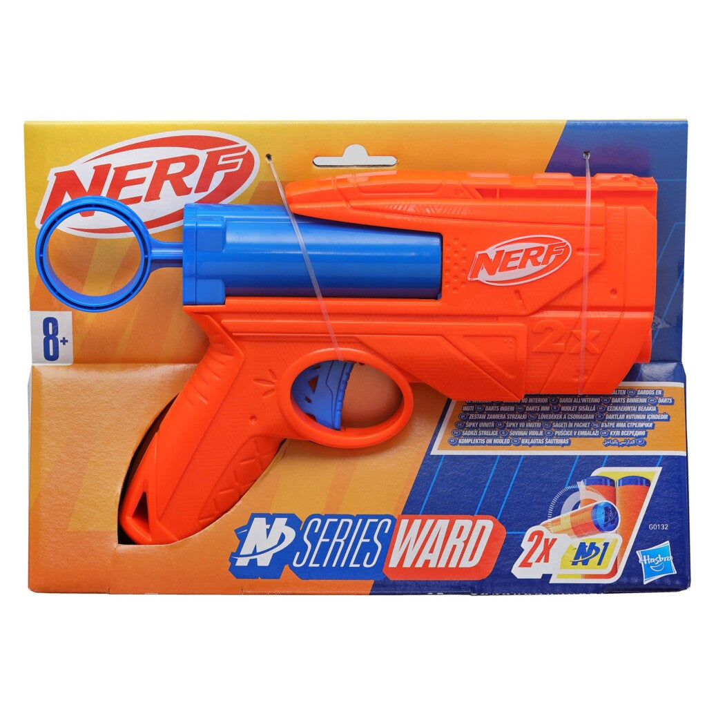 Nerf N Series Ward Blaster + 2 Nerf N1 Darts - Lightweight Design