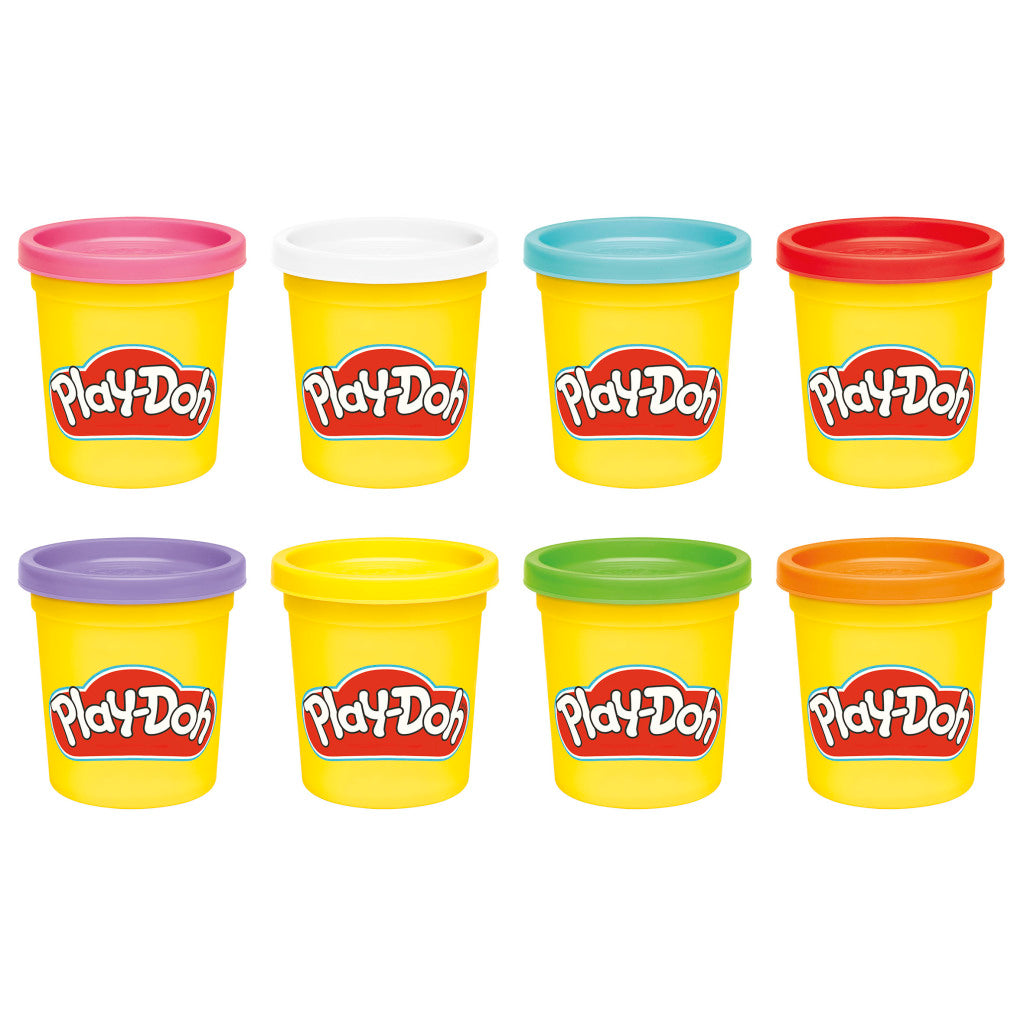 Play-Doh 8 Pack - Creative Activities for Kids Aged 2 and Up - 85 g Jars in 8 Colors 8er-Packung 85-Gramm-Dosen