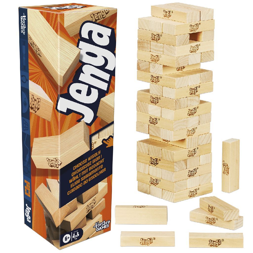 Hasbro Gaming Jenga Wood