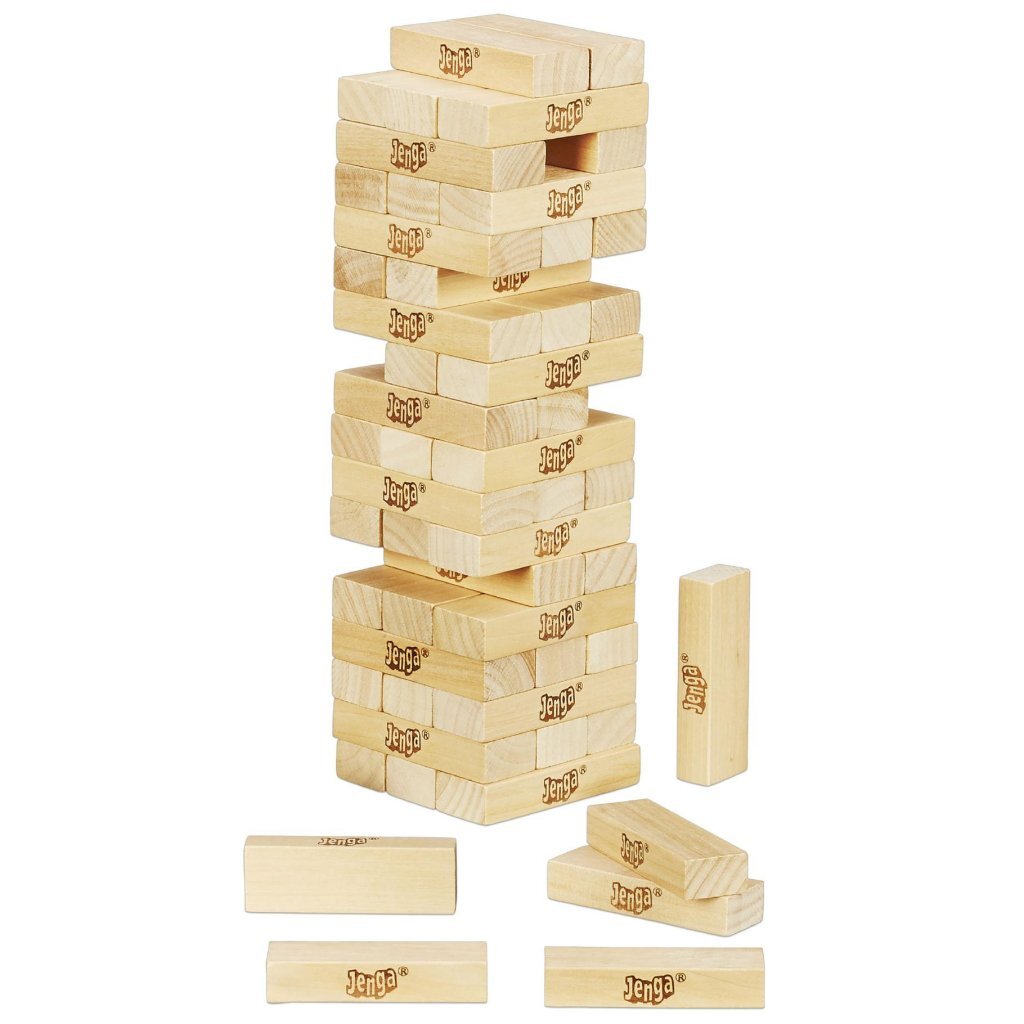 Hasbro Gaming Jenga Wood