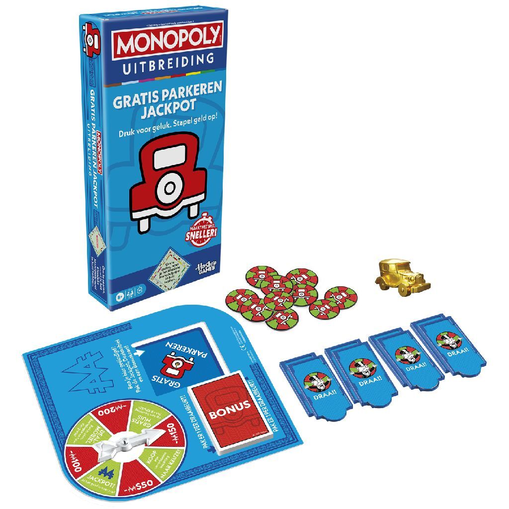 Hasbro Gaming Monopoly Free Parking Jackpot Expansion
