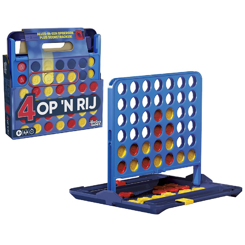 Hasbro Gaming Connect 4 Portable Game with Score Tracker