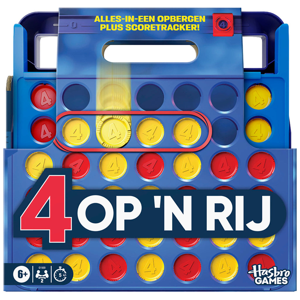 Hasbro Gaming Connect 4 Portable Game with Score Tracker