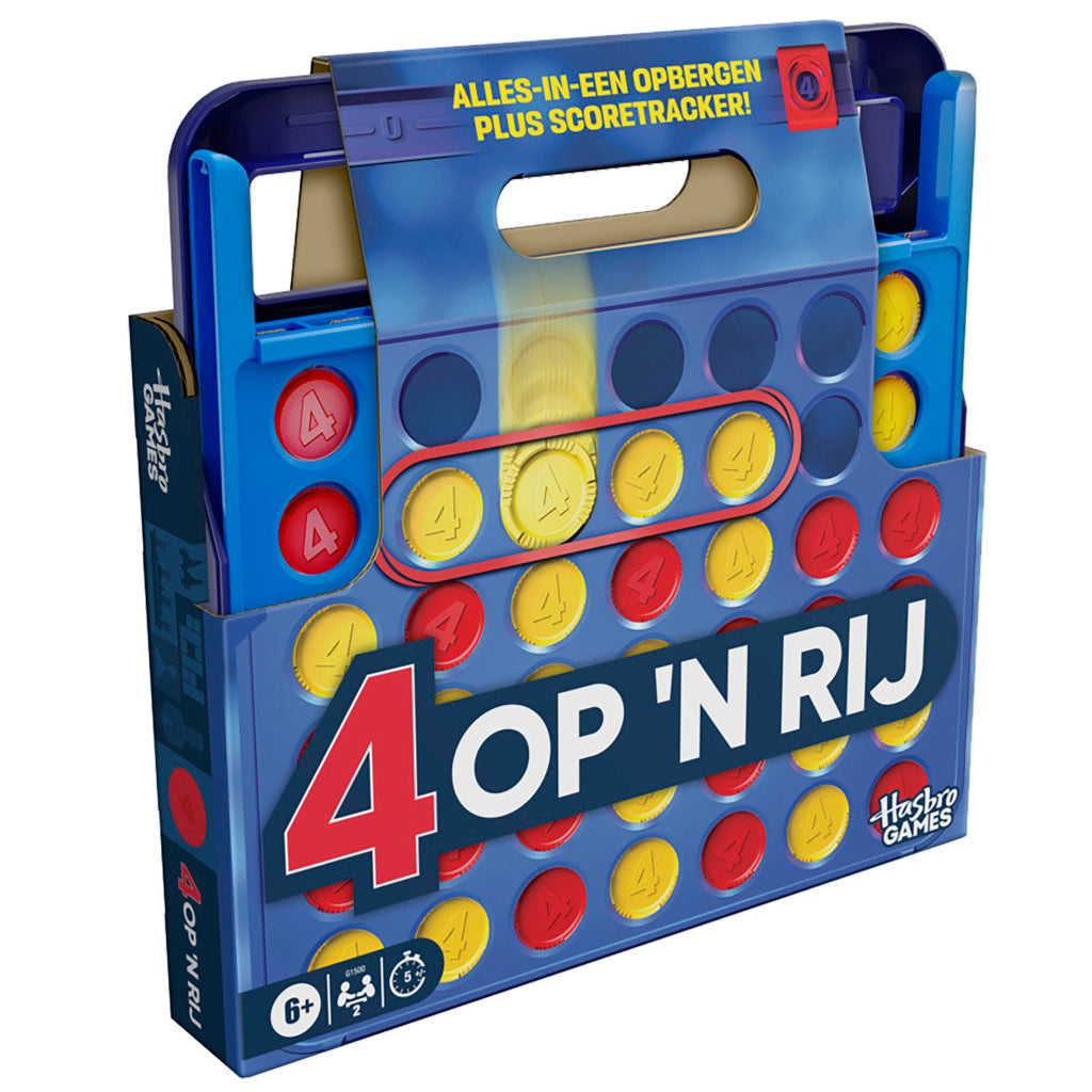 Hasbro Gaming Connect 4 Portable Game with Score Tracker
