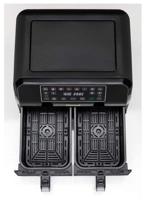 Kenwood HFM20.000MB fryer Double 8 L Stand-alone 1700 W Hot air fryer Black afbeelding 4