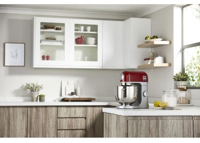 Robot pâtissier - KENWOOD kMix KMX750RD - Corps métal - Rouge - 6 vitesses - 1000 W - Bol inox 5 L afbeelding 4