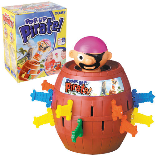 Tomy Pop Up Pirate Game for 2-4 Players Age 4+