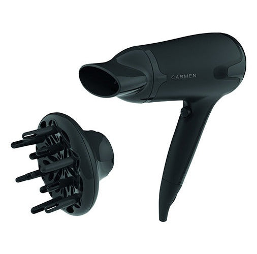 Carmen HD1695 Föhn High Performance Volume 1700W Zwart afbeelding 1