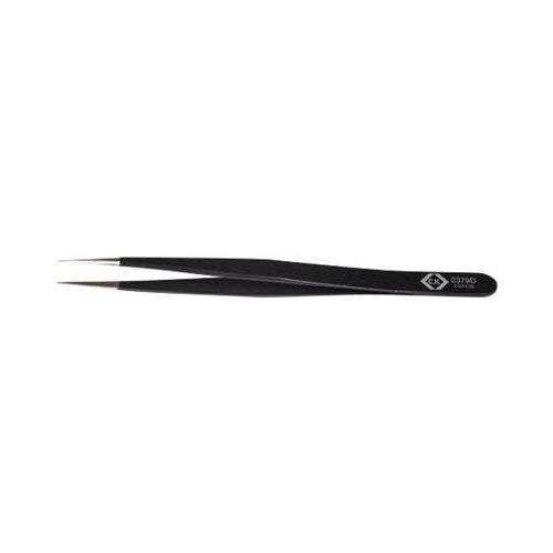 C.K Tools ESD-sichere Pinzetten, Präzisionspinzette, Sehr scharf/Fein, 120mm (T2379D) afbeelding 1