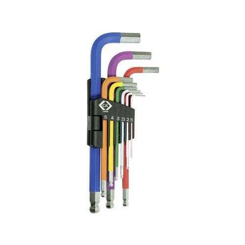 C.K. Sechskantschlüssel-Set Schlüsselweite (Metrisch): 1.5 mm, 2 mm, 2.5 mm, 3 mm, 4 mm, 5 mm, 6 mm, 8 mm, 10 mm (T4449) afbeelding 1