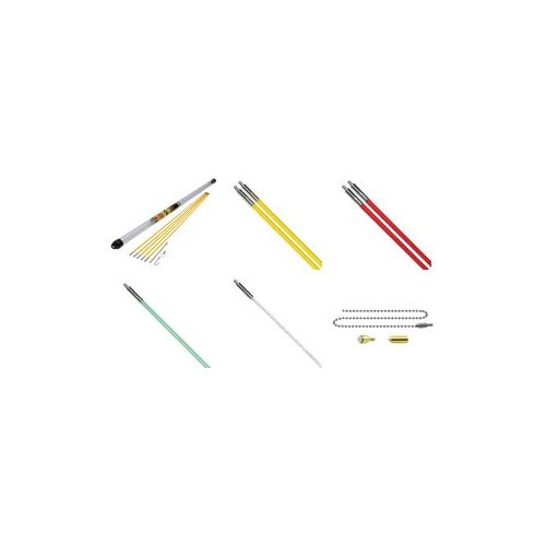 C.K Einziehstangensatz "MightyRod PRO", Startersatz, 5 m bestehend aus 5 Stäben à 1 m, Kabelhaken, Ring & flexibler - 1 Stück (T5420) afbeelding 1