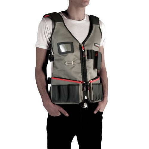 C.K Techniker Weste Magma, Werkzeugtragesystem, unbestückt 14 Taschen und Halter für Werkzeug / Ausrüstung und Handy (MA2729) afbeelding 2