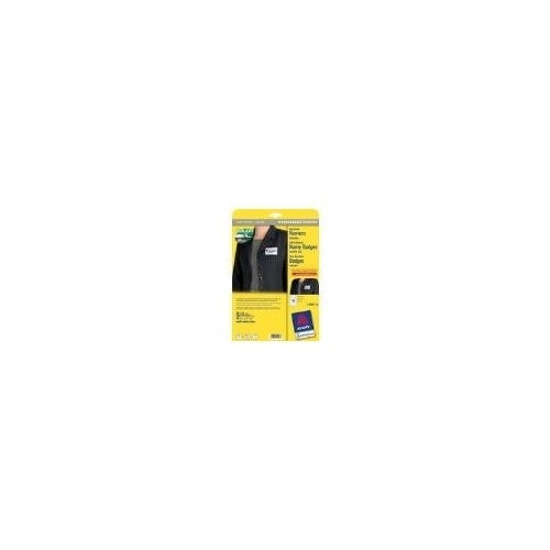 Avery - Selbstklebende Namensetiketten - weiß, roter Rahmen - 50 x 80 mm - 200 Etikett(en) (20 Bogen x 10) (L4786-20) afbeelding 1