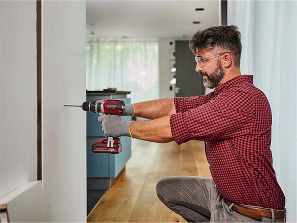 EINHELL TP-CD 18/60 Li Brushless-Solo - Akku-Bohrschrauber (18V Power X-Change - Bürstenloser 2-Gang Motor - 60Nm - LED-Licht - ohne Akku & Ladegerät) (4514210)