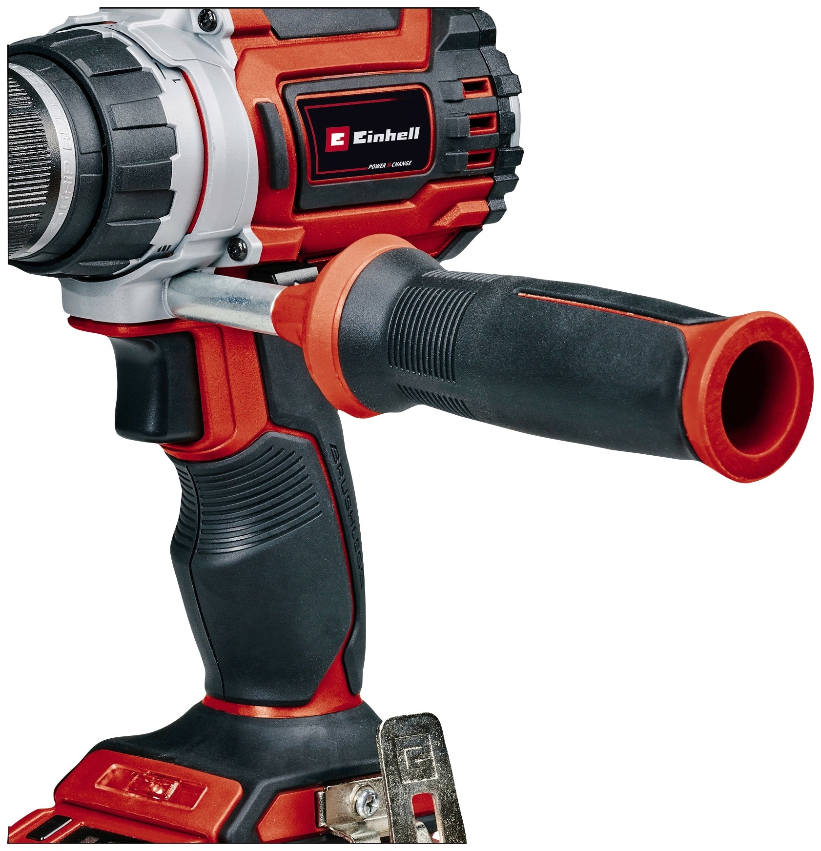 EINHELL TP-CD 18/60 Li Brushless-Solo - Akku-Bohrschrauber (18V Power X-Change - Bürstenloser 2-Gang Motor - 60Nm - LED-Licht - ohne Akku & Ladegerät) (4514210)