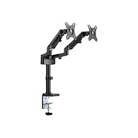 Neomounts DS70-750BL2 - Befestigungskit (Tischmontage) - für 2 LCD-Displays (voll beweglicher, einstellbarer Doppelarm) - black - Bildschirmgröße: 43,2-68,6 cm (17"-27") - Klemmmontage, Tülle (DS70-750BL2)