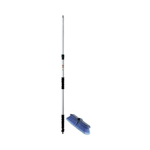 IWH KFZ-Teleskop-Waschbürste, Länge: 970 - 1.620 mm Teleskopstange aus Aluminium, mit Schaumstoffgriff, Bürste - 1 Stück (000203) afbeelding 1