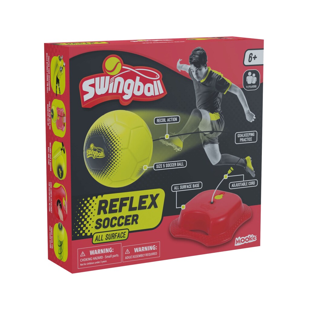 Mookie Swingball Reflex Soccer Football Coach