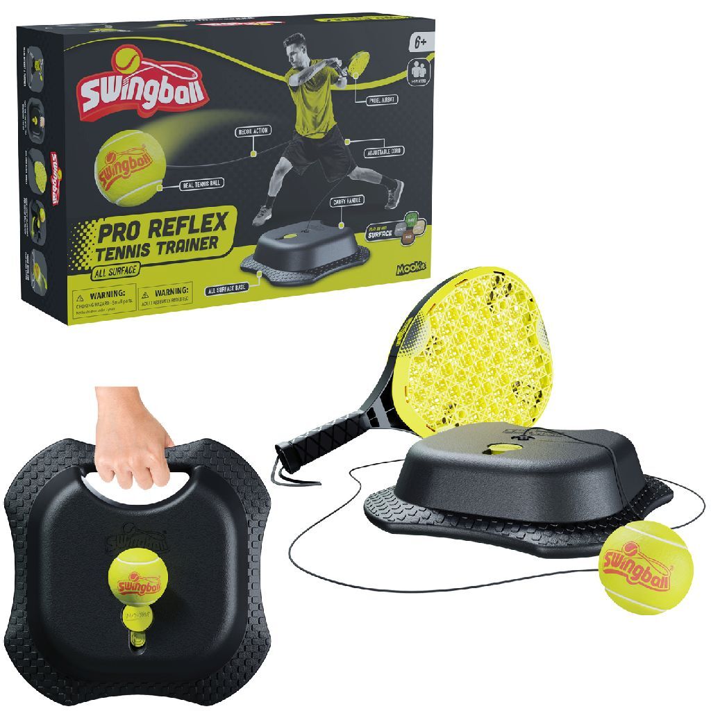 Mookie Reflex Tennis Pro Trainer with Adjustable Rope