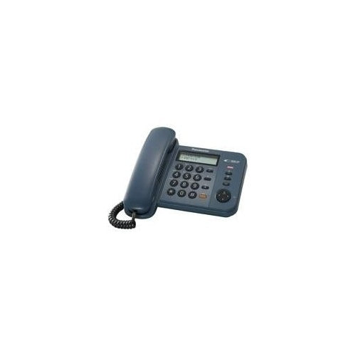 Panasonic KX TS580GC - Telefon mit Schnur mit Rufnummernanzeige/Anklopffunktion - dunkelblau (5025232496112) afbeelding 1