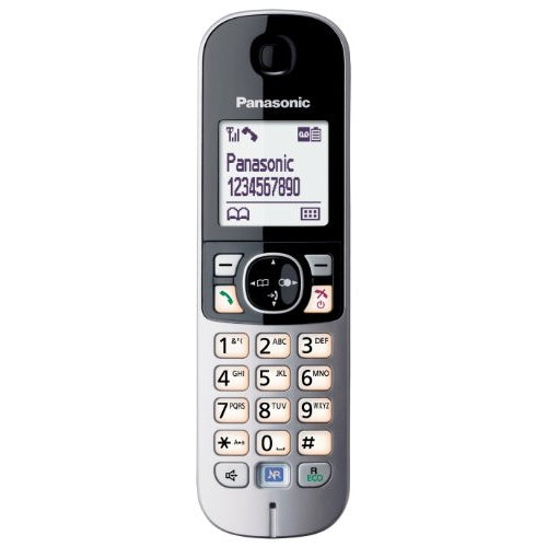 Panasonic KX TG6821 - Schnurlostelefon - Anrufbeantworter mit Rufnummernanzeige - DECT - Schwarz (KX-TG6821GB) afbeelding 3