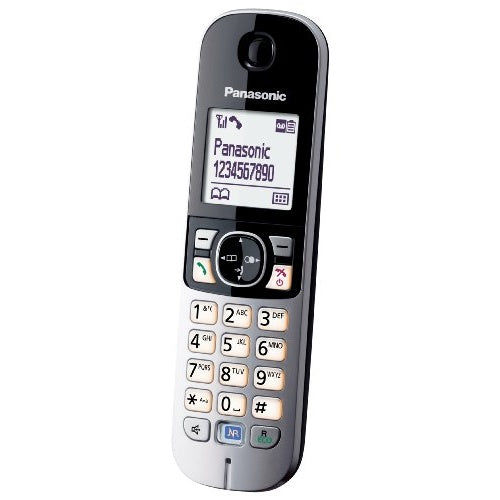 Panasonic KX TG6821 - Schnurlostelefon - Anrufbeantworter mit Rufnummernanzeige - DECT - Schwarz (KX-TG6821GB) afbeelding 4