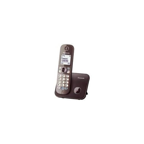Panasonic KX-TG6811 - Schnurlostelefon mit Rufnummernanzeige - DECT - Mokkabraun (KX-TG6811GA) afbeelding 1