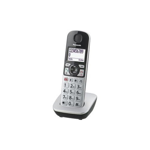 Panasonic KX-TGE510 - Schnurlostelefon mit Rufnummernanzeige - DECT\GAP - Schwarz, Silber (KX-TGE510GS) afbeelding 1