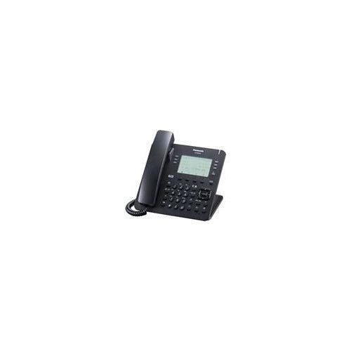 PANASONIC KX-NT630NE-B IP-Systemtelefon schwarz 6 Zeilen LCD Display bel. 6 x 4 flexible Funktionstasten 2,5 mm Headset Buchse PoE (KX-NT630NE-B) afbeelding 1