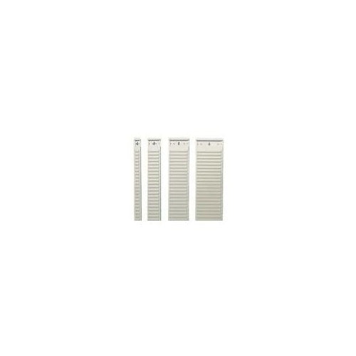 NOBO T-Kartenträger für Kartengröße 2, mit 54 Schlitzen Maße: (B)64 mm x (H)960 mm, aus Metall (1900403) afbeelding 1
