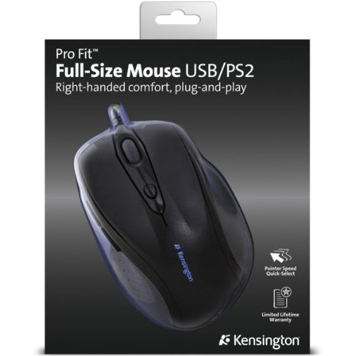 KENSINGTON Pro Fit USB Wired Full-Size Maus (K72369EU) afbeelding 2