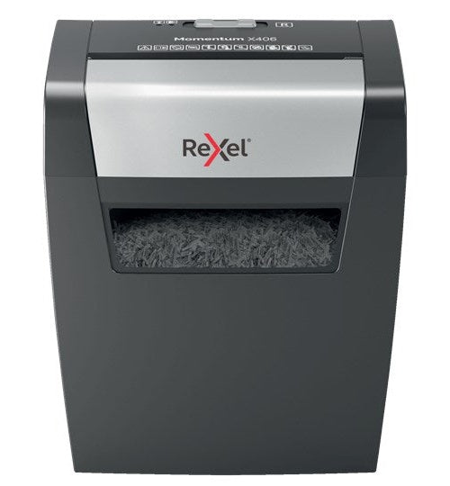 Rexel Momentum X406 - Vorzerkleinerer - Kreuzschnitt - 4 x 30 mm - P-4 (2104569EU) - 5028252523189 - image 1