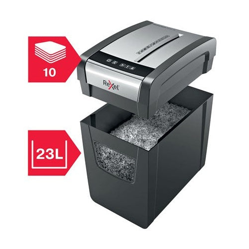 Rexel Momentum X410-SL - Vorzerkleinerer - Kreuzschnitt - 4 x 30 mm - P-4 (2104573EU) - 5028252523301 - image 6