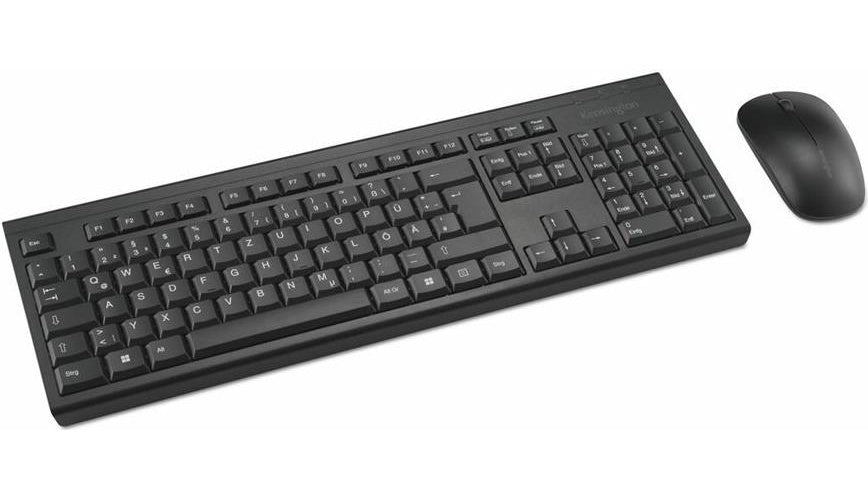 Kensington KM150 EQ - Tastatur-und-Maus-Set - full size - kabellos - 2,4 GHz - QWERTZ - FSC-zertifizierter Karton (K75562DE) afbeelding 1