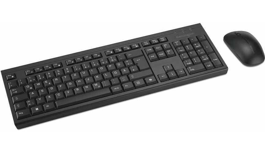 Kensington KM270 EQ - Tastatur-und-Maus-Set - wiederaufladbar - full size - kabellos - 2,4 GHz, Bluetooth - QWERTZ - Deutsch (K75560DE) afbeelding 1