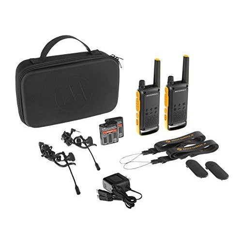 Motorola Talkabout T82 Extreme - Twin Pack - tragbar - Zwei-Wege Funkgerät - PMR - 446 MHz - 16 Kanäle - Schwarz, Gelb (Packung mit 2) (188069) - 5031753007171 - image 4