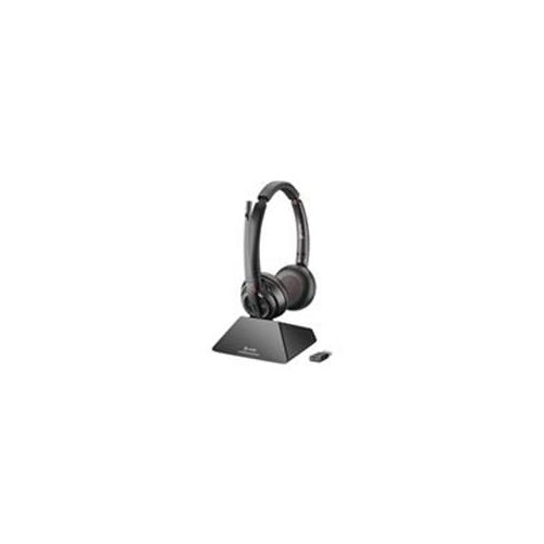 Poly Savi 8220 Microsoft - UC Series - Headset-System - On-Ear - DECT 6.0 - kabellos - aktive Rauschunterdrückung (209214-02) afbeelding 1