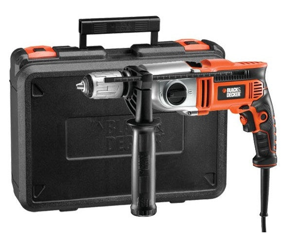 1100W 13mm BLACK+DECKER hammer drill - 5035048335499 - image 1