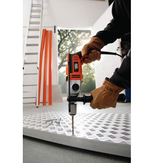 1100W 13mm BLACK+DECKER hammer drill - 5035048335499 - image 4