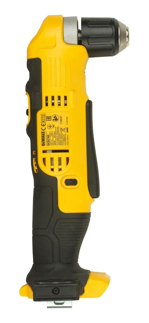 DeWALT DCD740NT-XJ drill 2000 RPM Keyless 1.3 kg Black  Yellow afbeelding 2