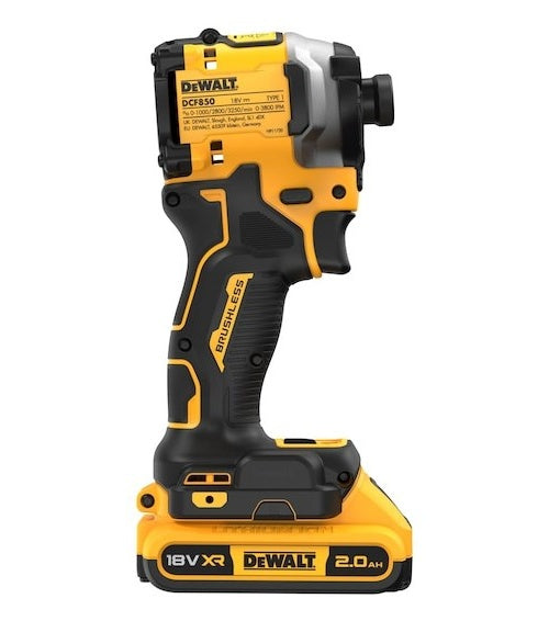 18v impact driver 3 gears; 208nm; trunk; 2x2ah afbeelding 4