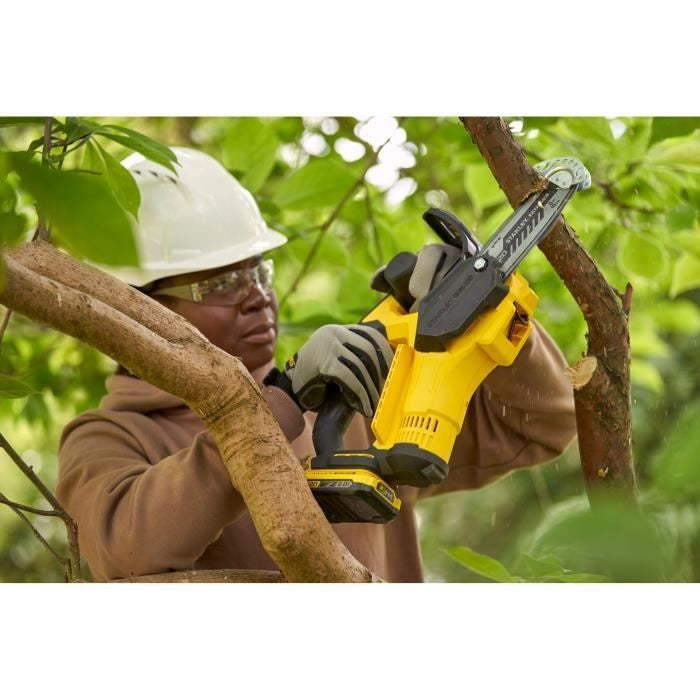 Scie d'élagage sans fil + batterie 2Ah + chargeur - Stanley Fatmax - SFMCPS415D1-QW - 18V - chaîne 15cm afbeelding 4