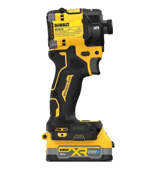DeWALT DCF870E2T-QW power wrench 1/4  3000 RPM 56 N·m Black  Yellow 500 W 18 V afbeelding 4