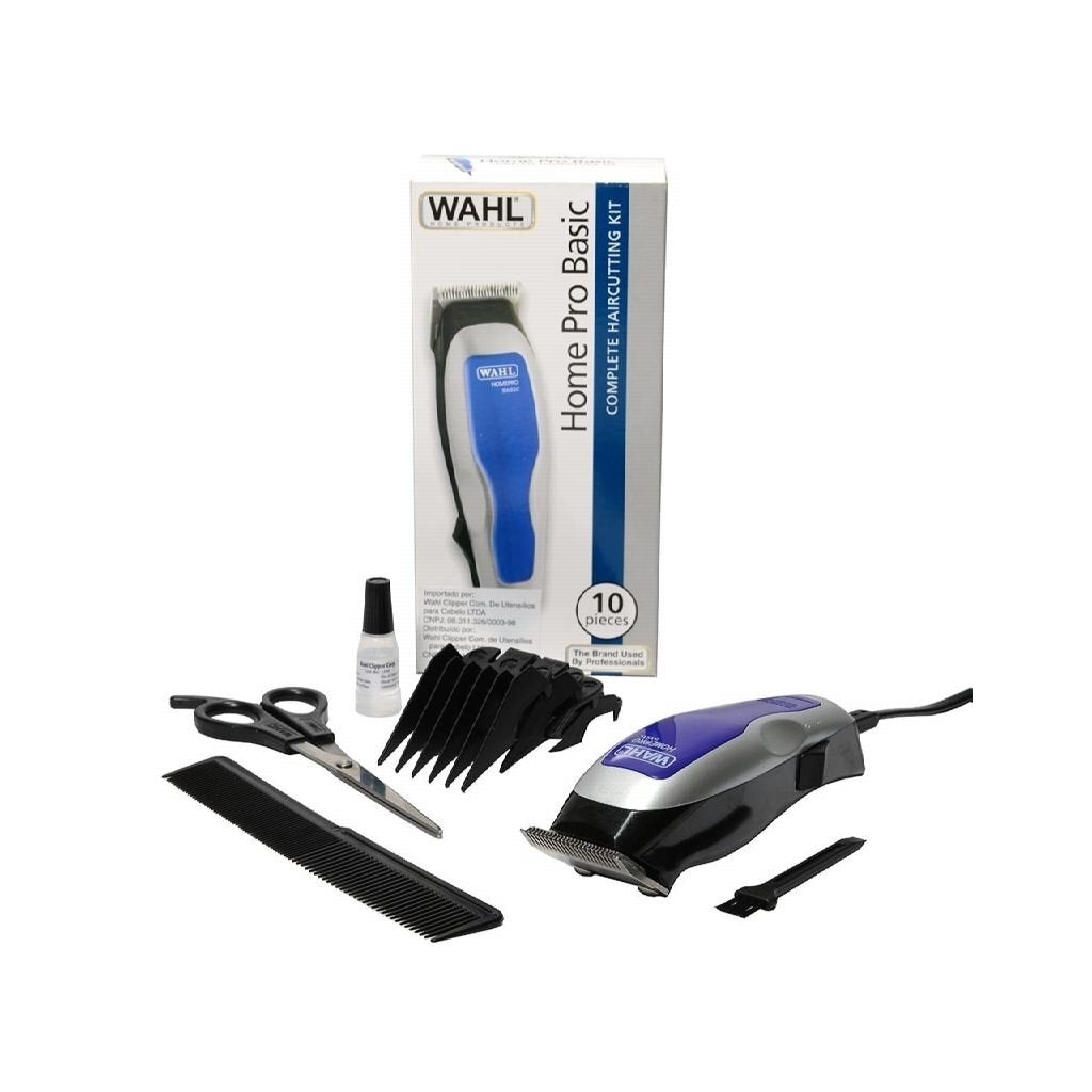 Wahl HomePro Basic Hair Clipper Blue/Silver 4 Cutting Settings