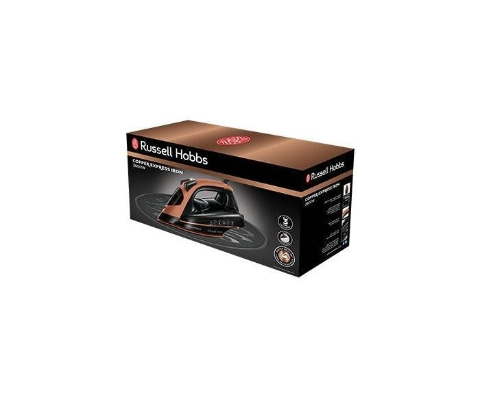Russell Hobbs Copper Express Dry & Steam iron 2600 W Black  Copper afbeelding 5