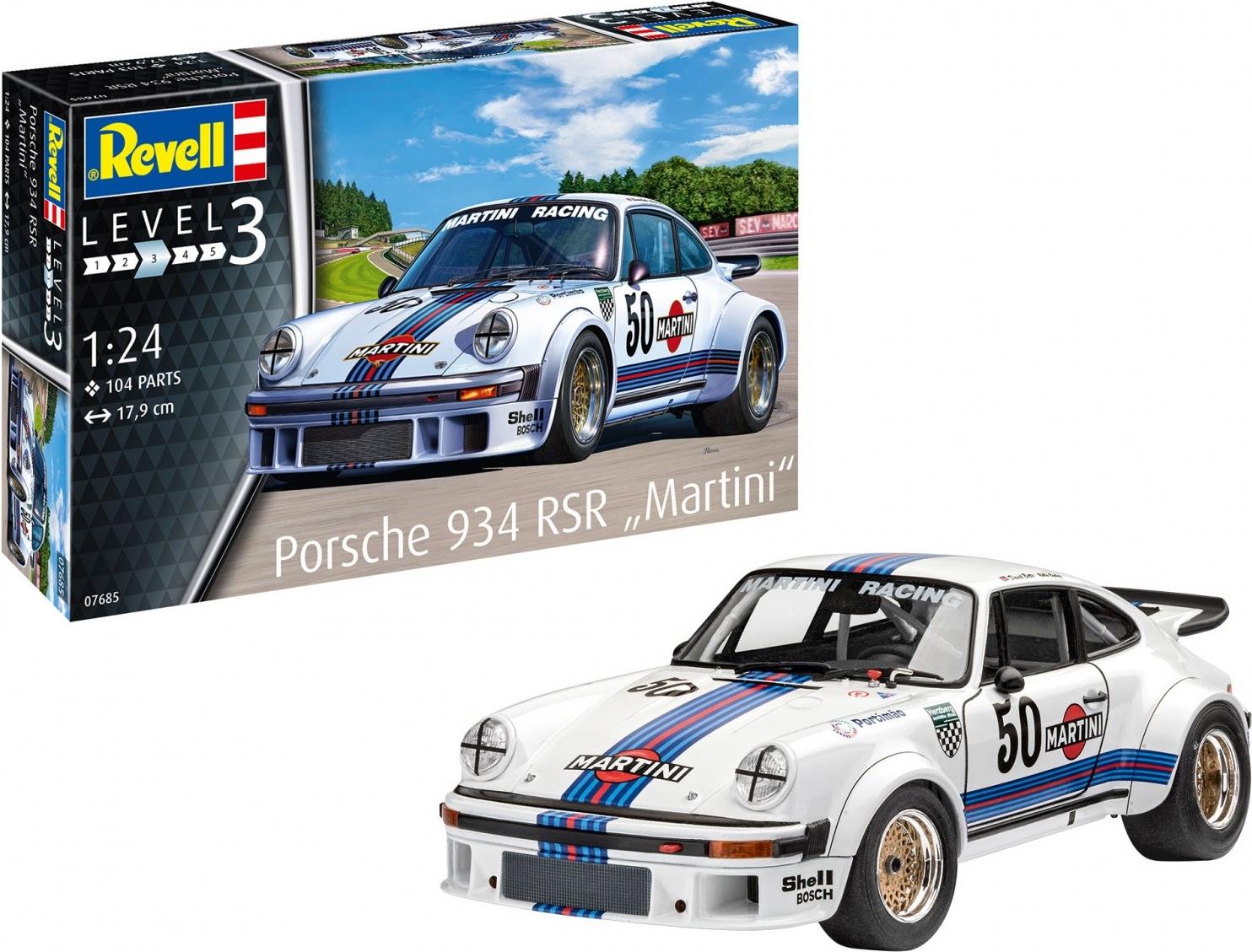 Revell Porsche 934 RSR Martini Model Kit (07685)